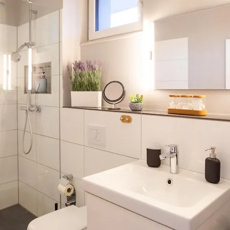 Micasa Ol - Modernes Penthouse - Stellplatz - Kueche - Wlan - Dachterrasse