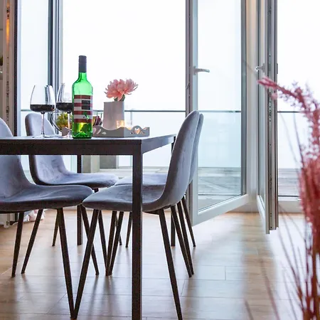 Micasa Ol - Modernes Penthouse - Stellplatz - Kueche - Wlan - Dachterrasse * Oldenburg